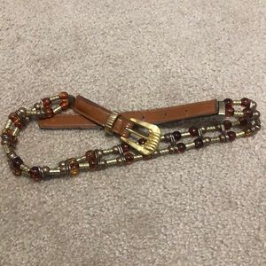 Beaded belt